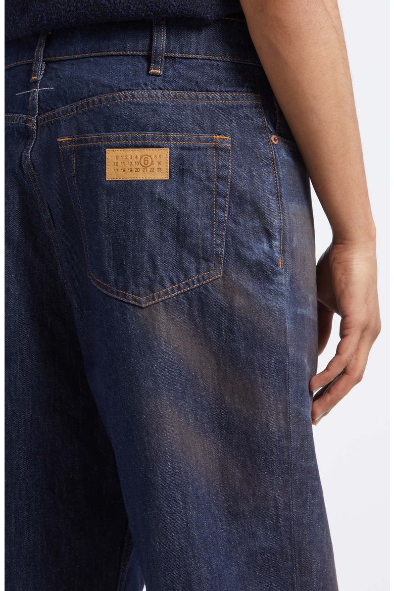 Relaxed Fit Five-Pocket Straight Leg Jeans, Alternate, color, BLUE