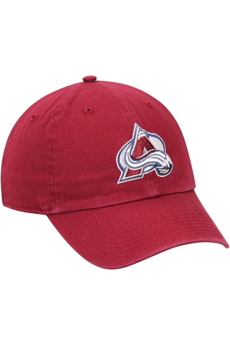 Men's '47 Burgundy Colorado Avalanche Clean Up Adjustable Hat, Alternate, color, Burgundy
