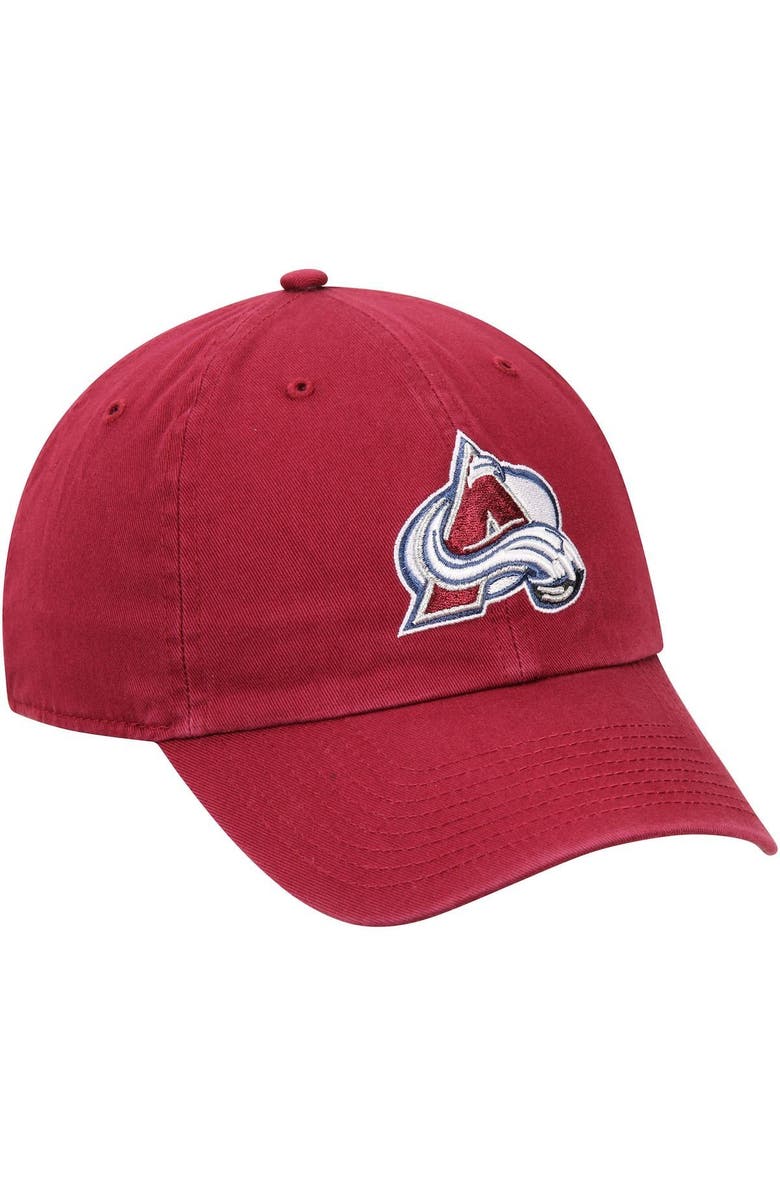 '47 Men's '47 Burgundy Colorado Avalanche Clean Up Adjustable Hat, Alternate, color, Burgundy