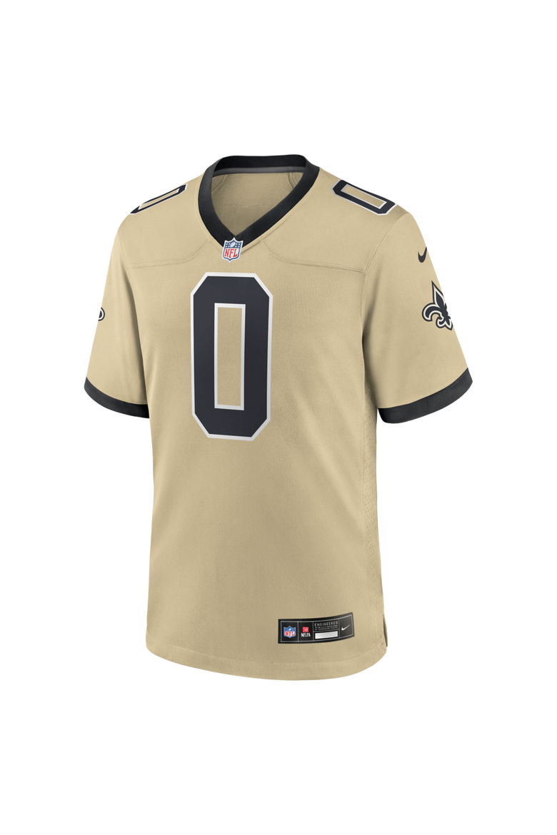 Men's Nike Jordyn Tyson Gold New Orleans Saints 2026 NFL Draft First Round Pick No. 8 Alternate Game Jersey, Alternate, color, Gold