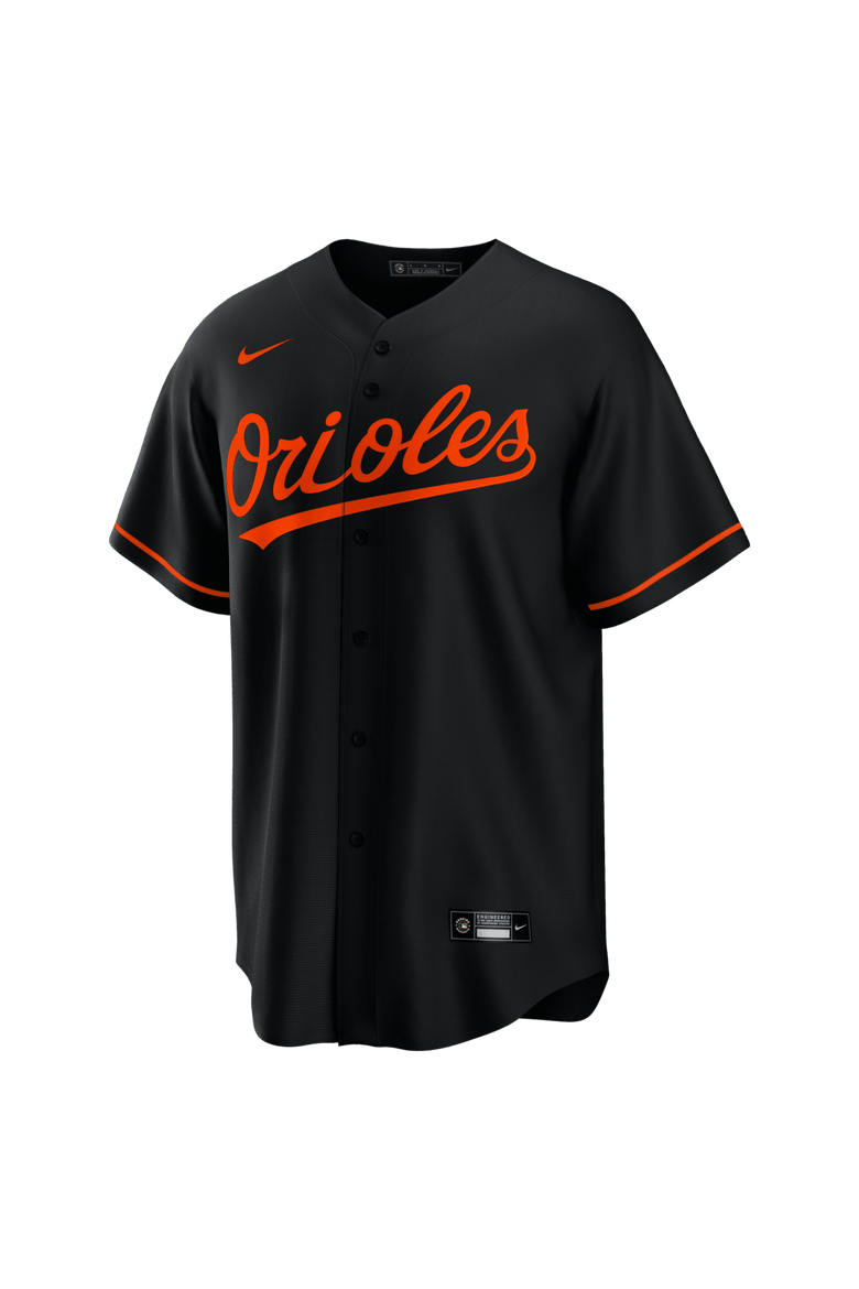 Men's Nike Pete Alonso Black Baltimore Orioles Alternate Replica Jersey, Alternate, color, Black