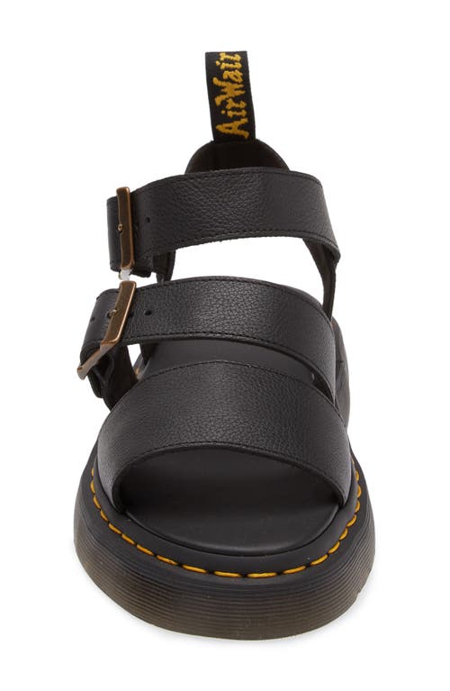 Dr. Martens Gryphon Quad Sandal In Black