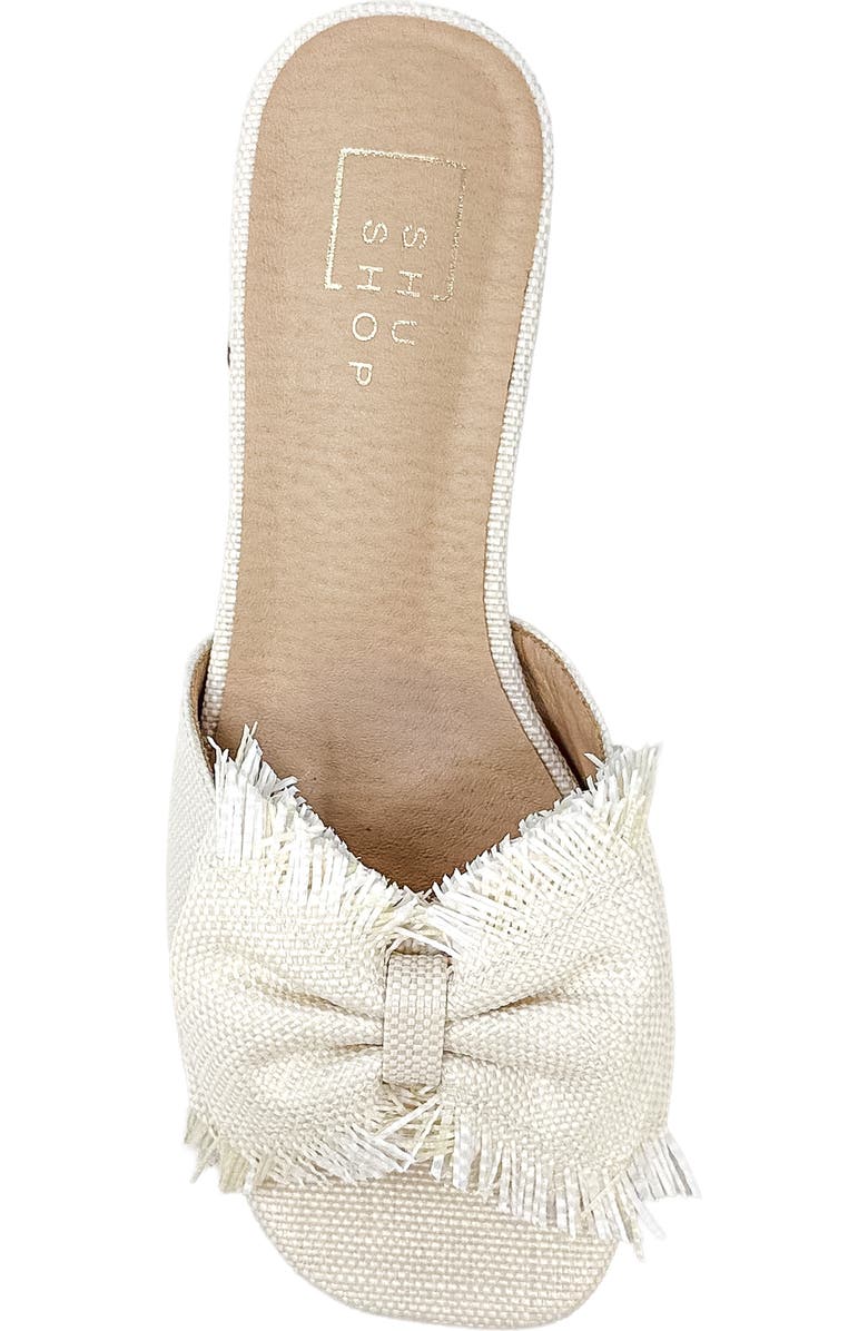 SHUSHOP Francesca Block Heel Sandal, Alternate, color, Bone
