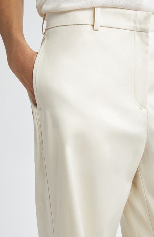 Totême Toteme Slit Cuff Trousers In White
