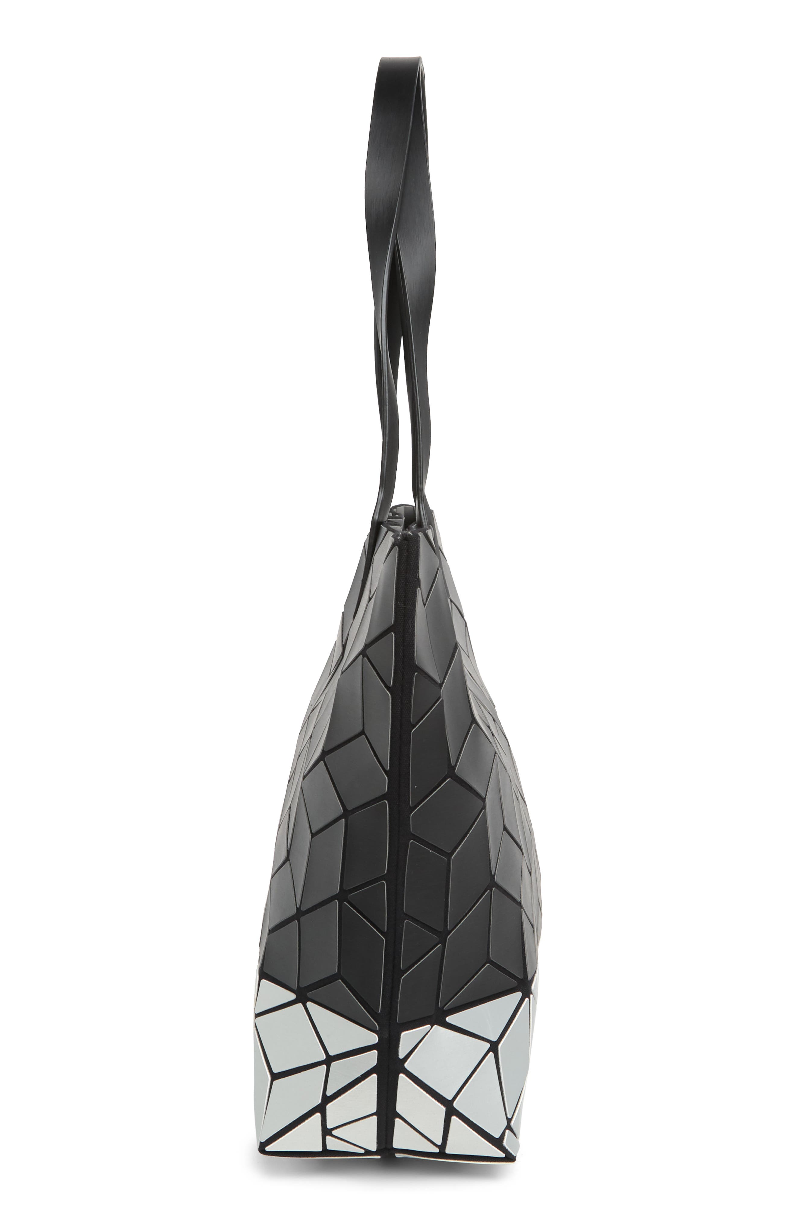 PATRIZIA LUCA Two Tone Geo Tote Bag, Alternate, color, M.black/ Silver