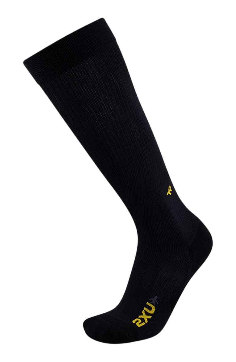 2XU 24/7 Compression Socks, Alternate, color, Black/Black