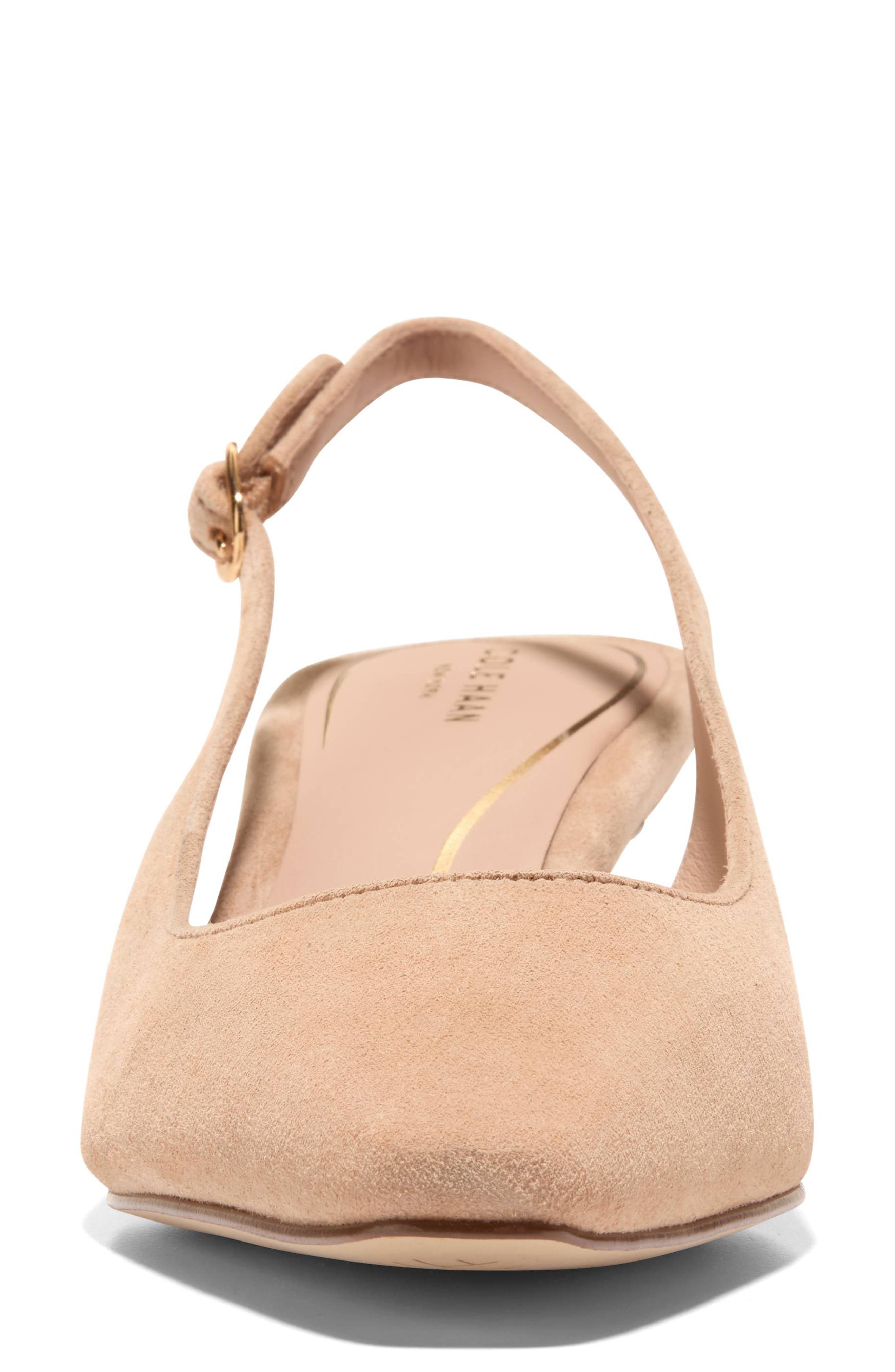 Tyldie Kitten Heel Slingback Pump, Alternate, color, TUSCAN SAND SUEDE