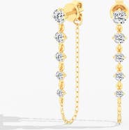 Everlee Starlight Graduated Lab Diamond Dangle Earrings in 14K Gold