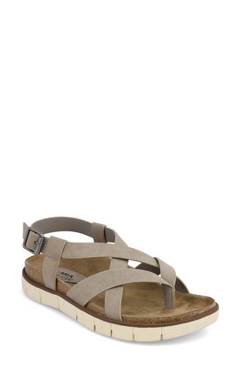 Mia Amore Elain Strappy Sandal In Taupe