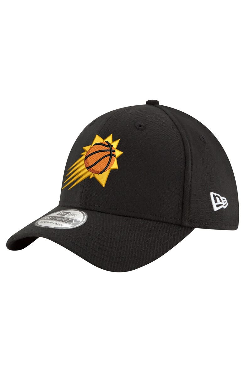 New Era Men's New Era Black Phoenix Suns Logo 39THIRTY Flex Hat, Main, color, 