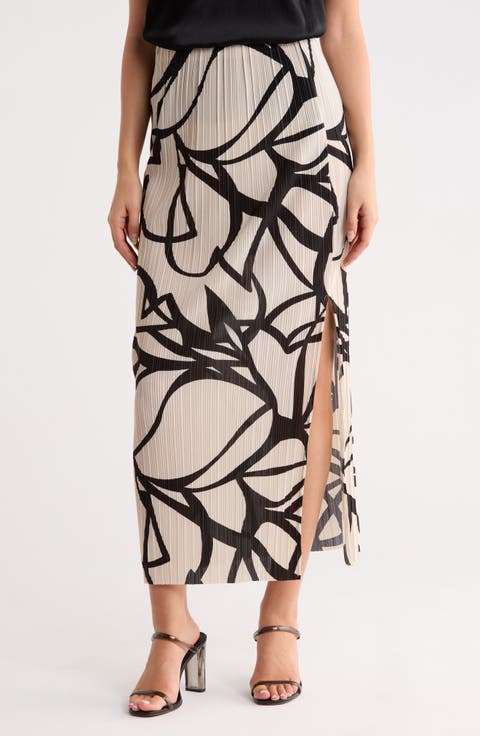 Malene Pleated Maxi Skirt