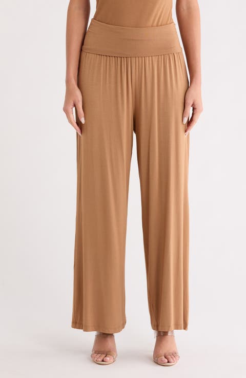 Folover Waist Jersey Pants