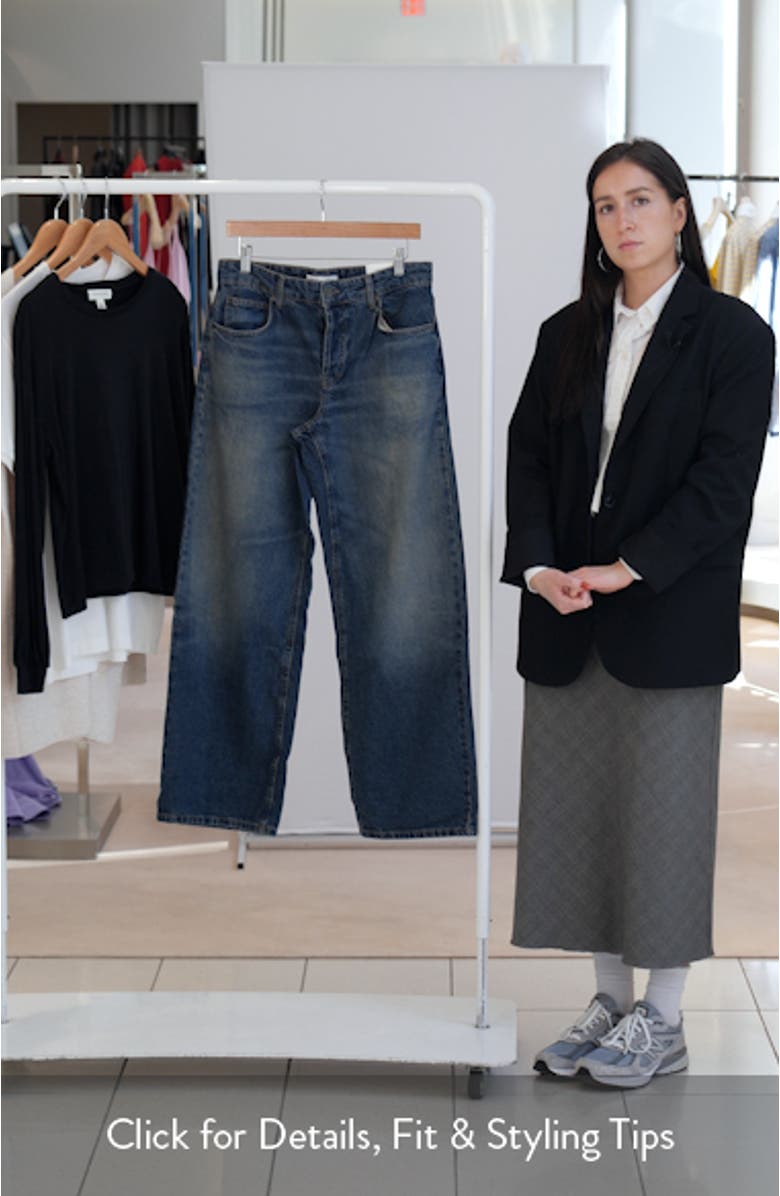 Low Rise Straight Leg Jeans, sales video thumbnail