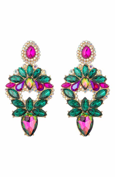 EYE CANDY LOS ANGELES Daytona Statement Drop Earrings
