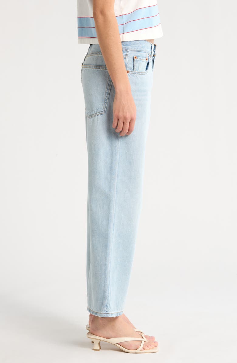 Re/Done Loose Crop Wide Leg Jeans, Alternate, color, Big Sur
