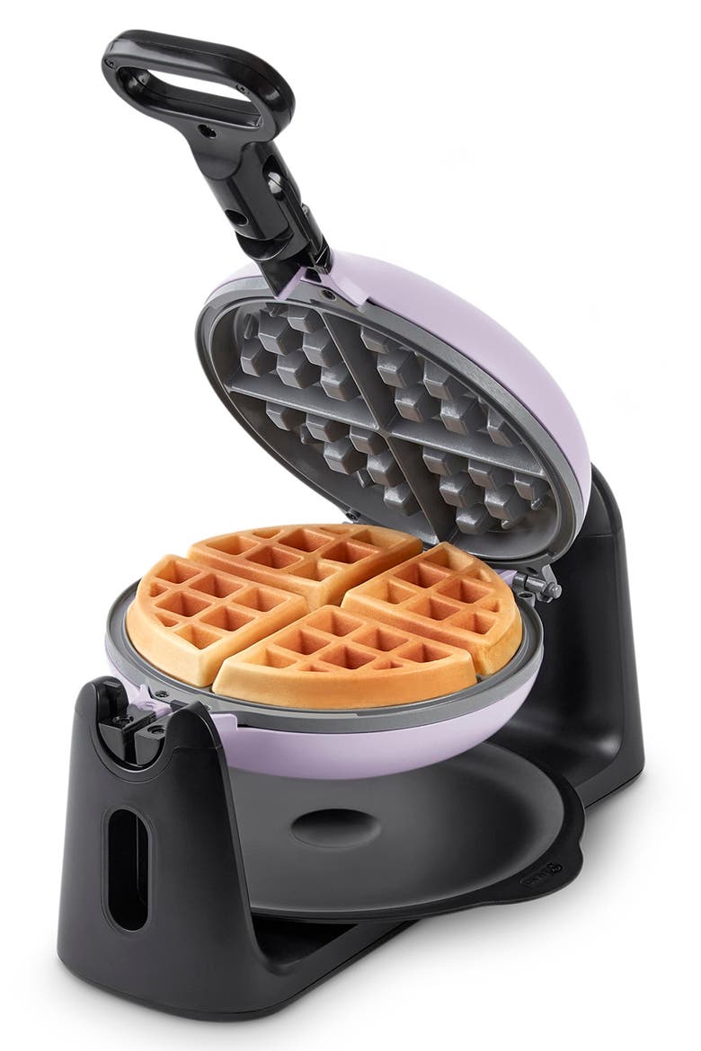 Ceramic Nonstick Flip Belgian Waffle Maker, Alternate, color, LILAC