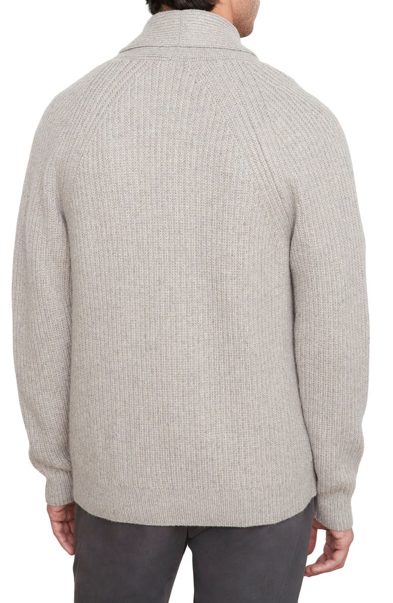 Vince Marled Rib Shawl Collar Cardigan, Alternate, color,