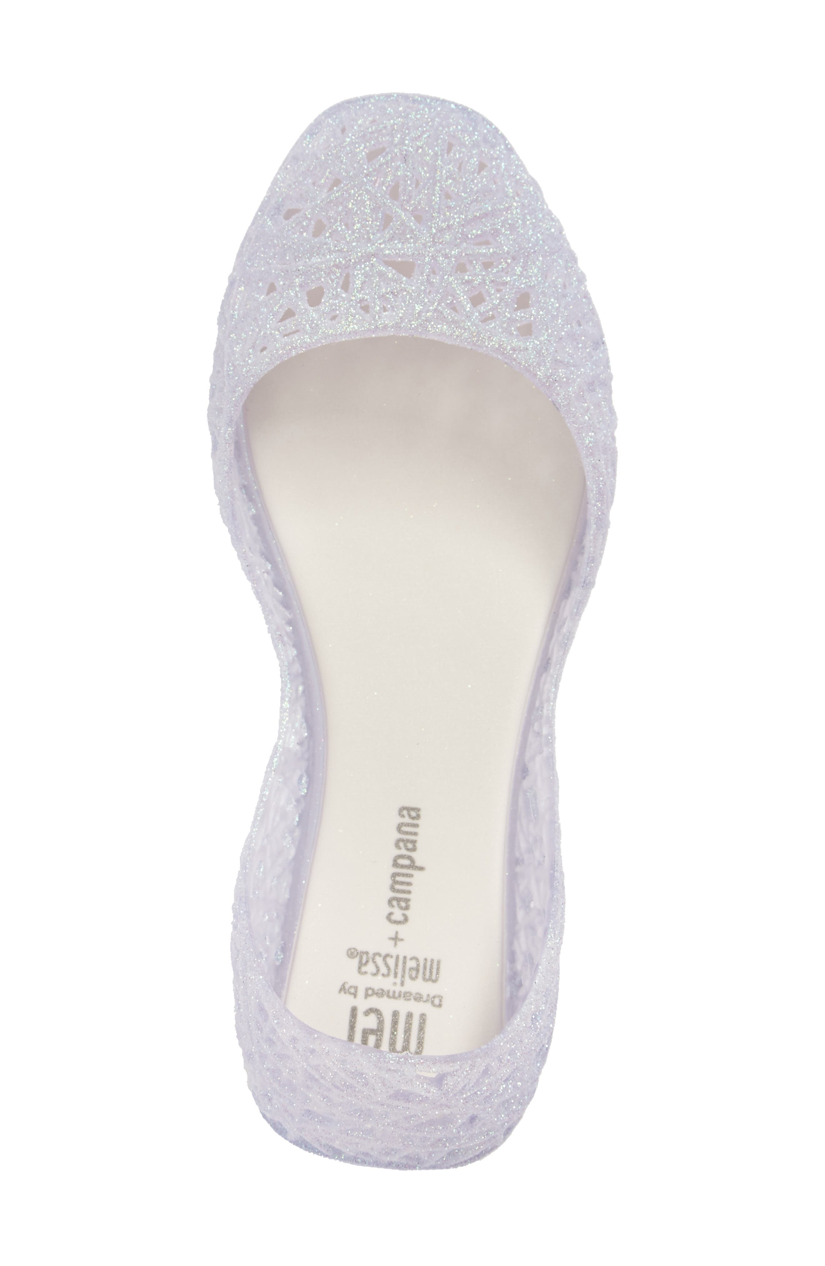 'Campana Zig Zag' Flat, Alternate, color, CLEAR