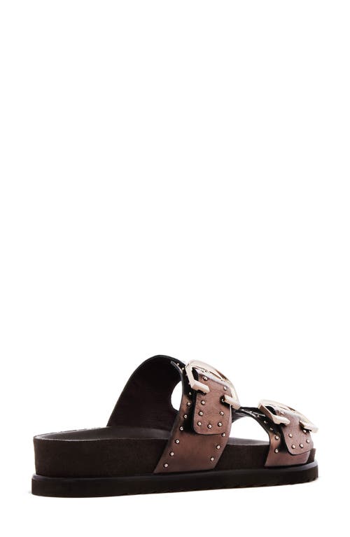 Frankie4 Deon Two-strap Sandal In Brown