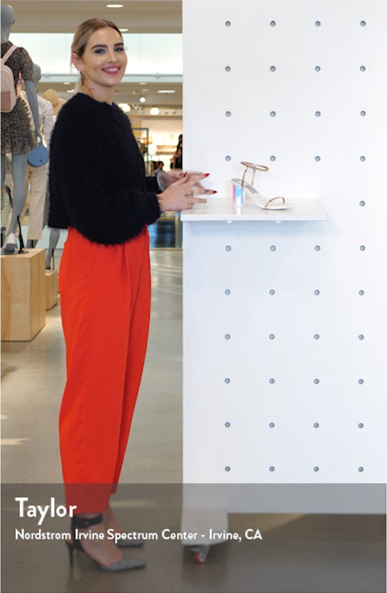 Naomey Strappy Statement Heel Sandal, sales video thumbnail