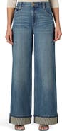 Wit & Wisdom Skyrise Cuffed Wide Leg Jeans