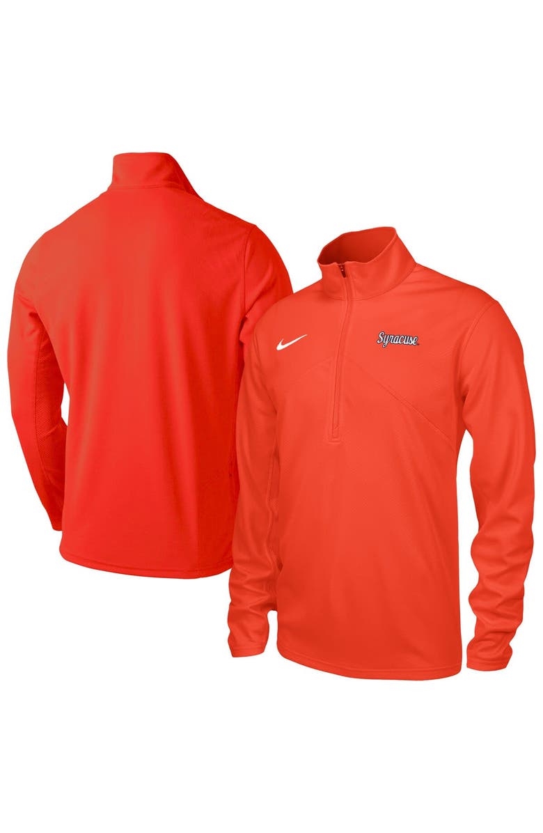 Nike Men's Nike Orange Syracuse Orange Training Performance Quarter-Zip Pullover, Main, color, Orange