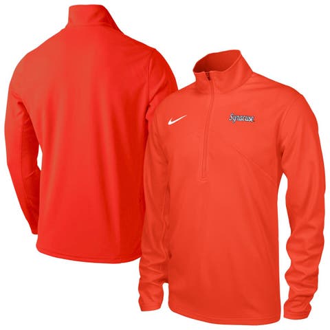 Men's Nike Orange Syracuse Orange Training Performance Quarter-Zip Pullover