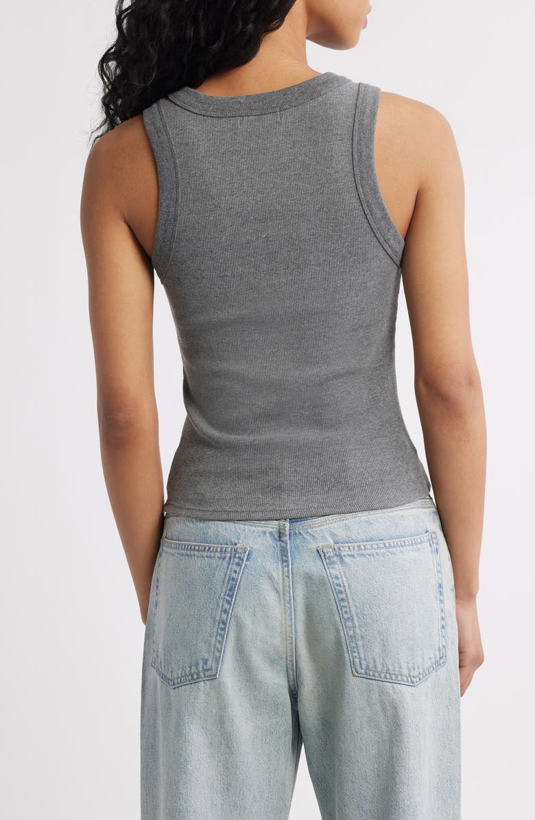 Topshop Rib Tank, Alternate, color, 