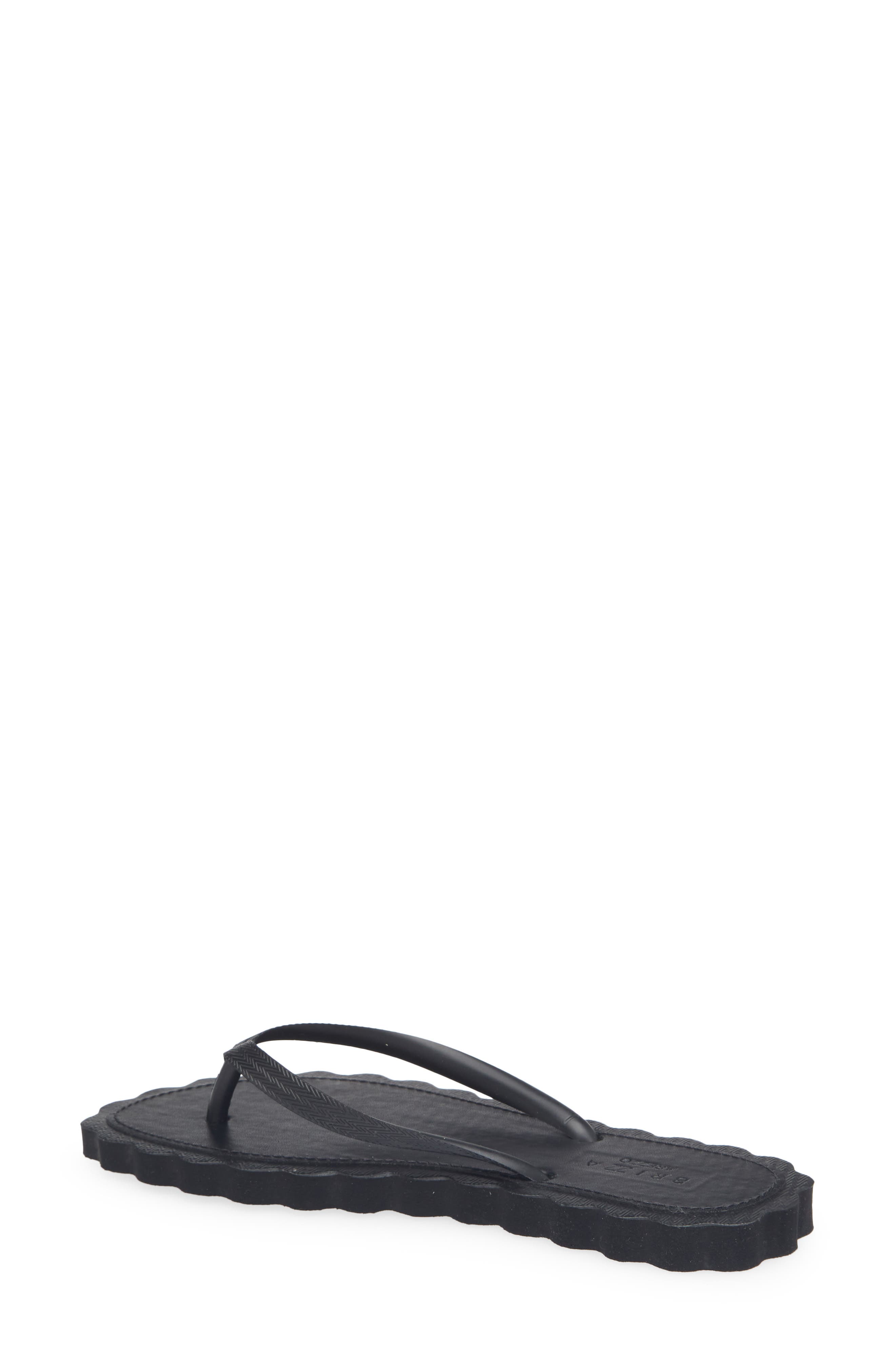 BRIZZA Cookie Cutter Flip Flop, Alternate, color, Black
