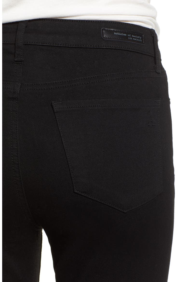 Heather High Waist Skinny Jeans, Alternate, color, SABA