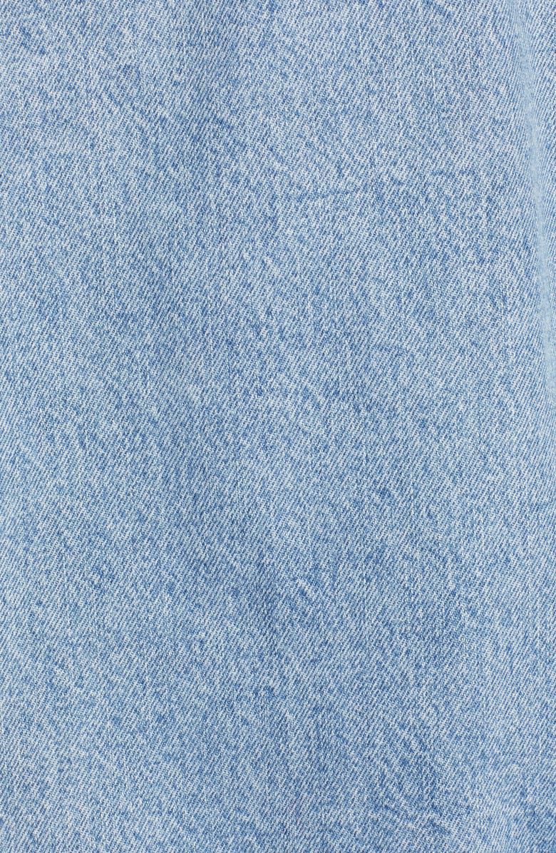 Levi's<sup>®</sup> Ex-Boyfriend Embroidered Denim Trucker Jacket, Alternate, color, 