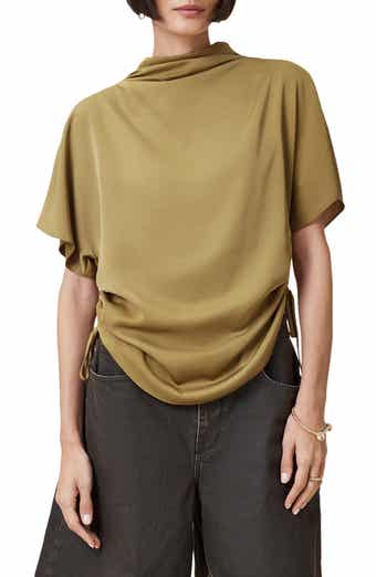 AllSaints Leslie Side Ruched Top