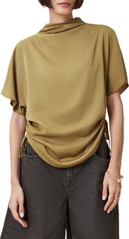 AllSaints Leslie Side Ruched Top