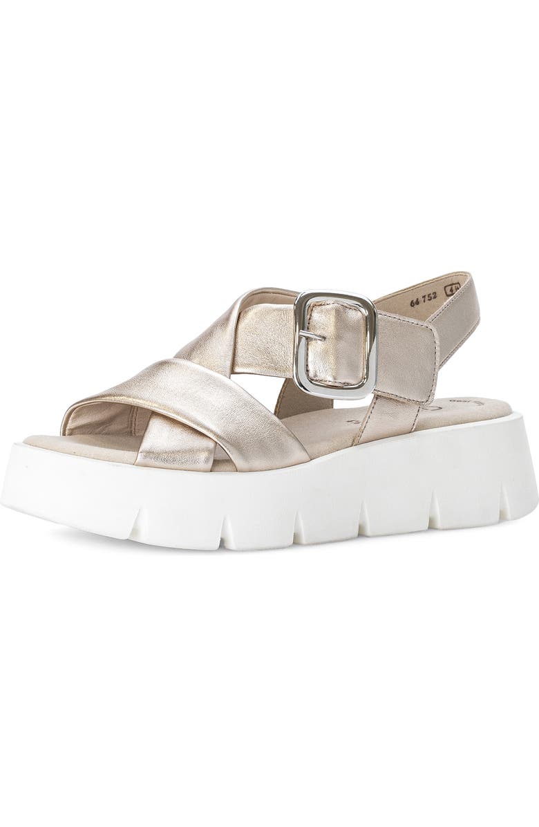Gabor Platform Wedge Sandal, Main, color,