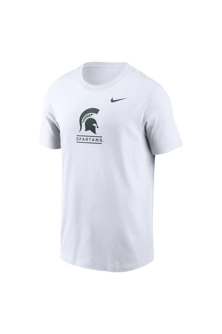 Men's Nike White Michigan State Spartans T-Shirt, Alternate, color, White