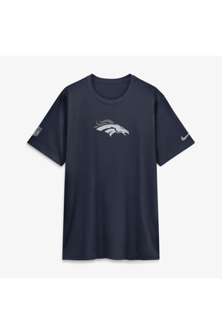 Men's Nike Navy Denver Broncos Sideline Lead The Charge Legend Dri-FIT T-Shirt, Alternate, color, Navy