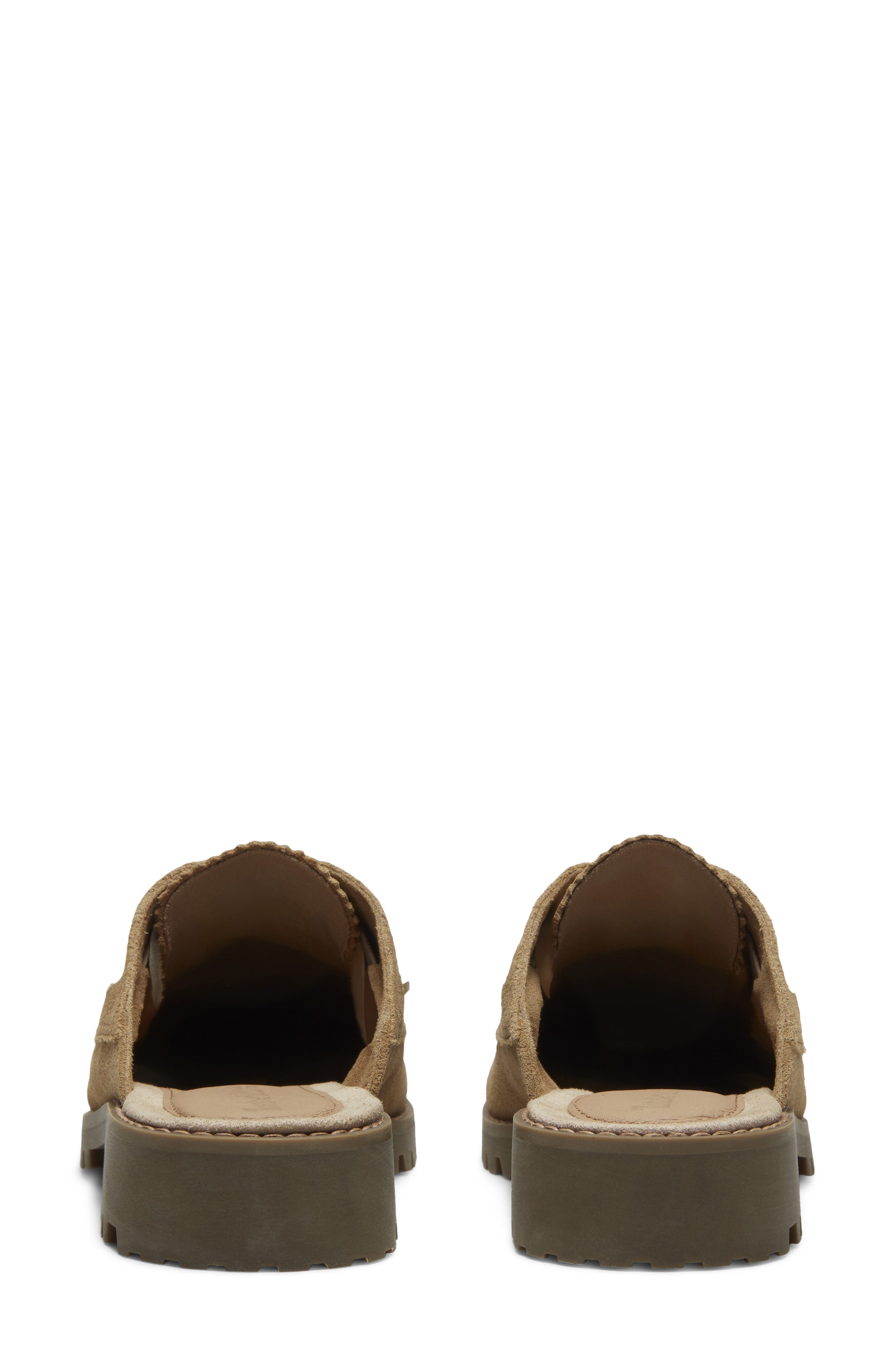 Timberland Authentic 3-Eye Lug Mule, Alternate, color, Medium Beige Suede