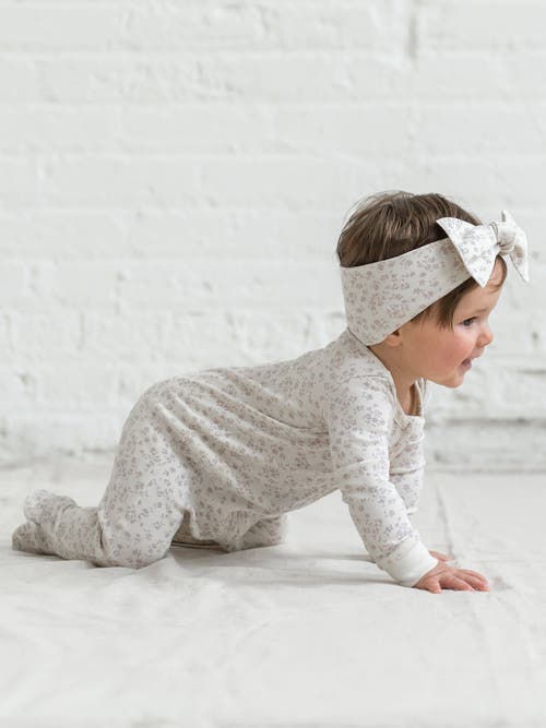 Colored Organics Organic Peyton Zipper Sleeper In Neutral