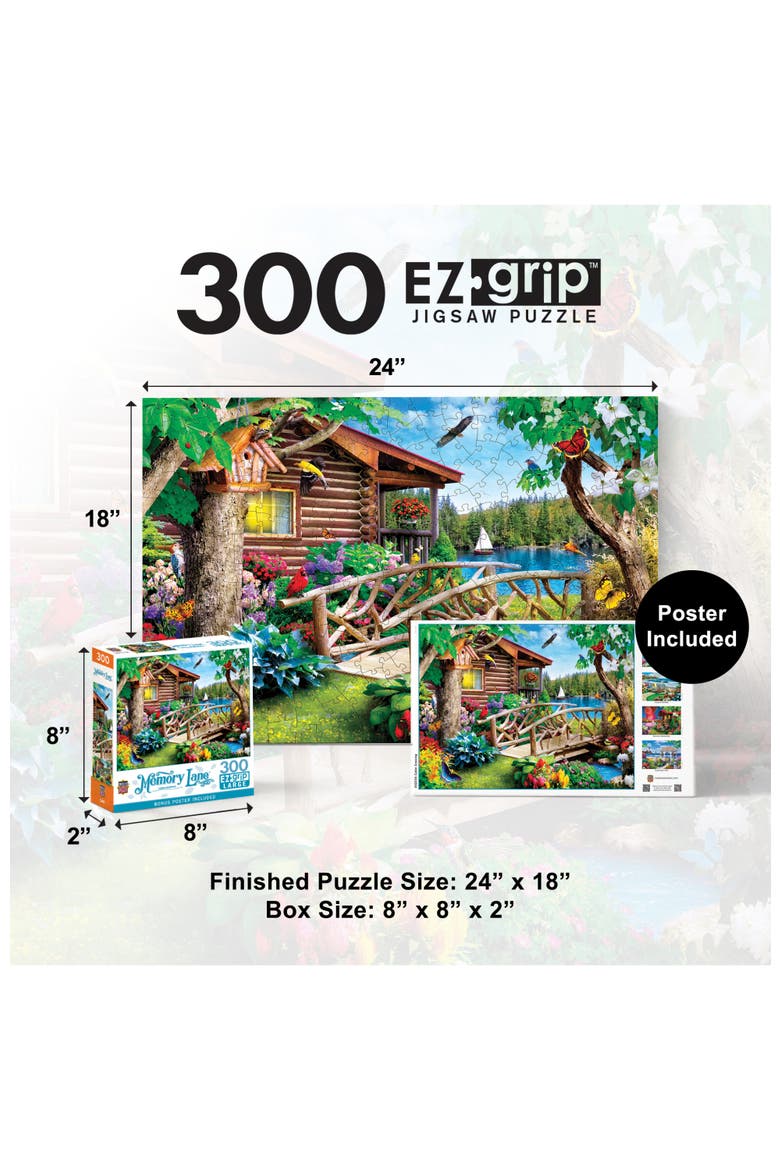 Cabin Crossing 300 Piece Jigsaw Puzzle, Alternate, color, Multicolor