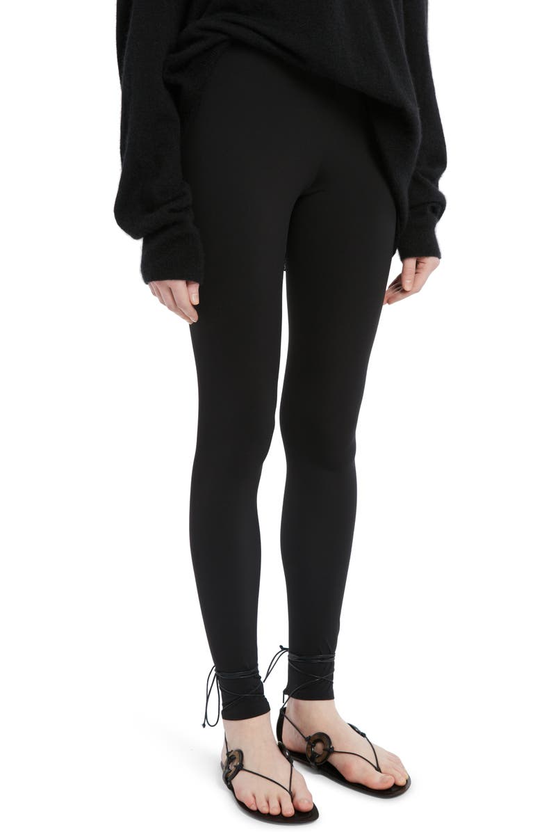The Row Lanza Ankle Zip Leggings, Alternate, color, 
