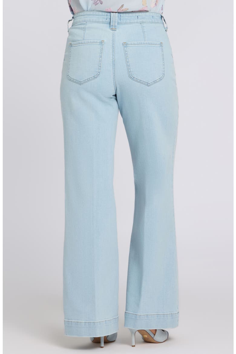 Mia High Waist Palazzo Flare Jeans, Alternate, color, SKY VALLEY