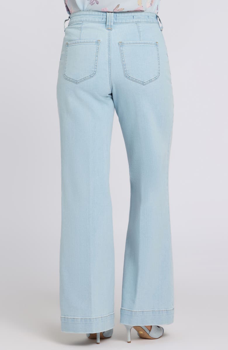 NYDJ Mia High Waist Palazzo Flare Jeans, Alternate, color, Sky Valley