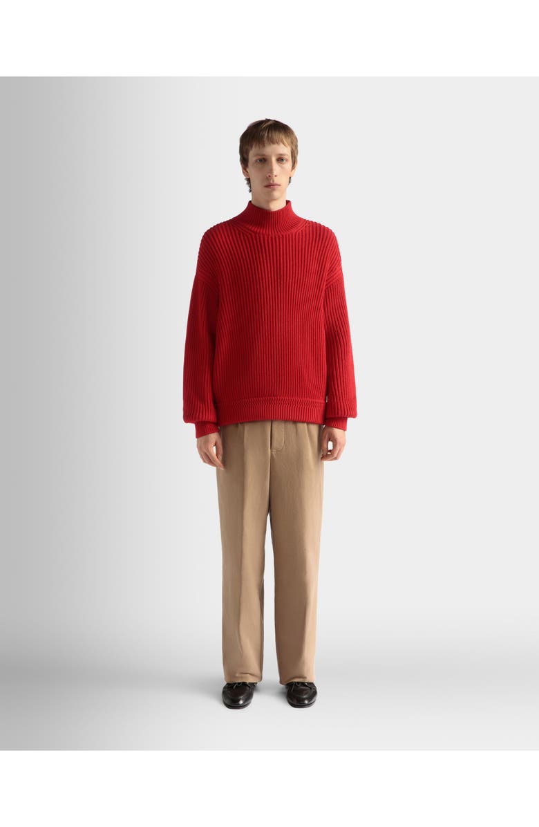 Bally Pants in Cotton, Alternate, color, Natural