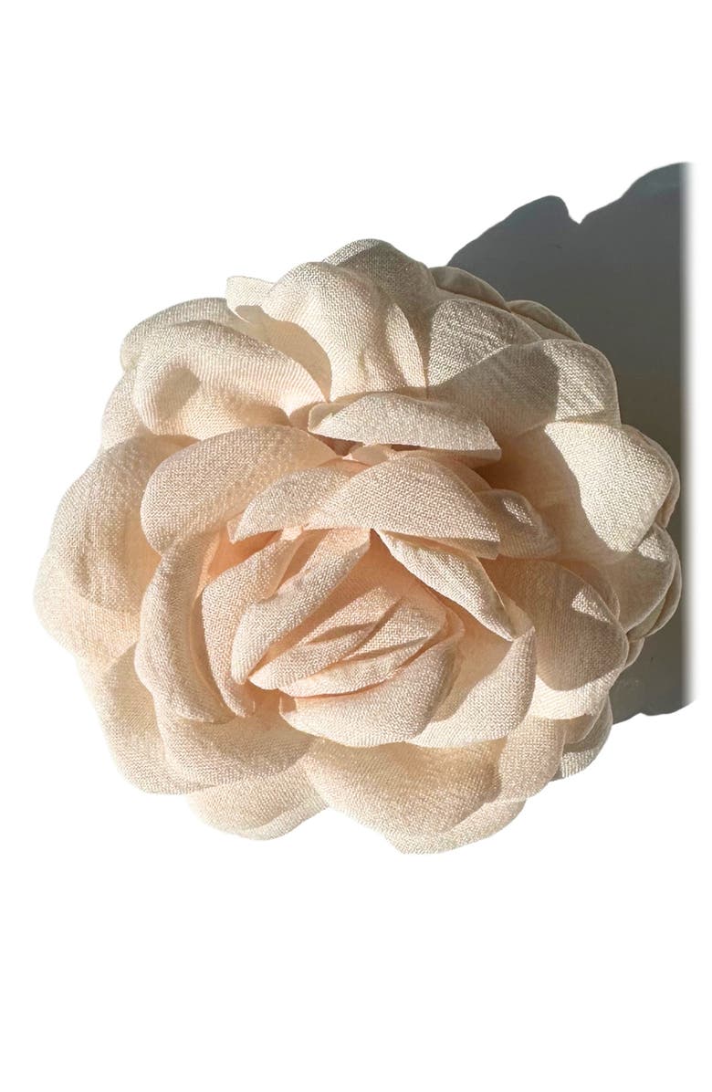 Solar Eclipse Handmade Peony Claw Clip, Main, color, 