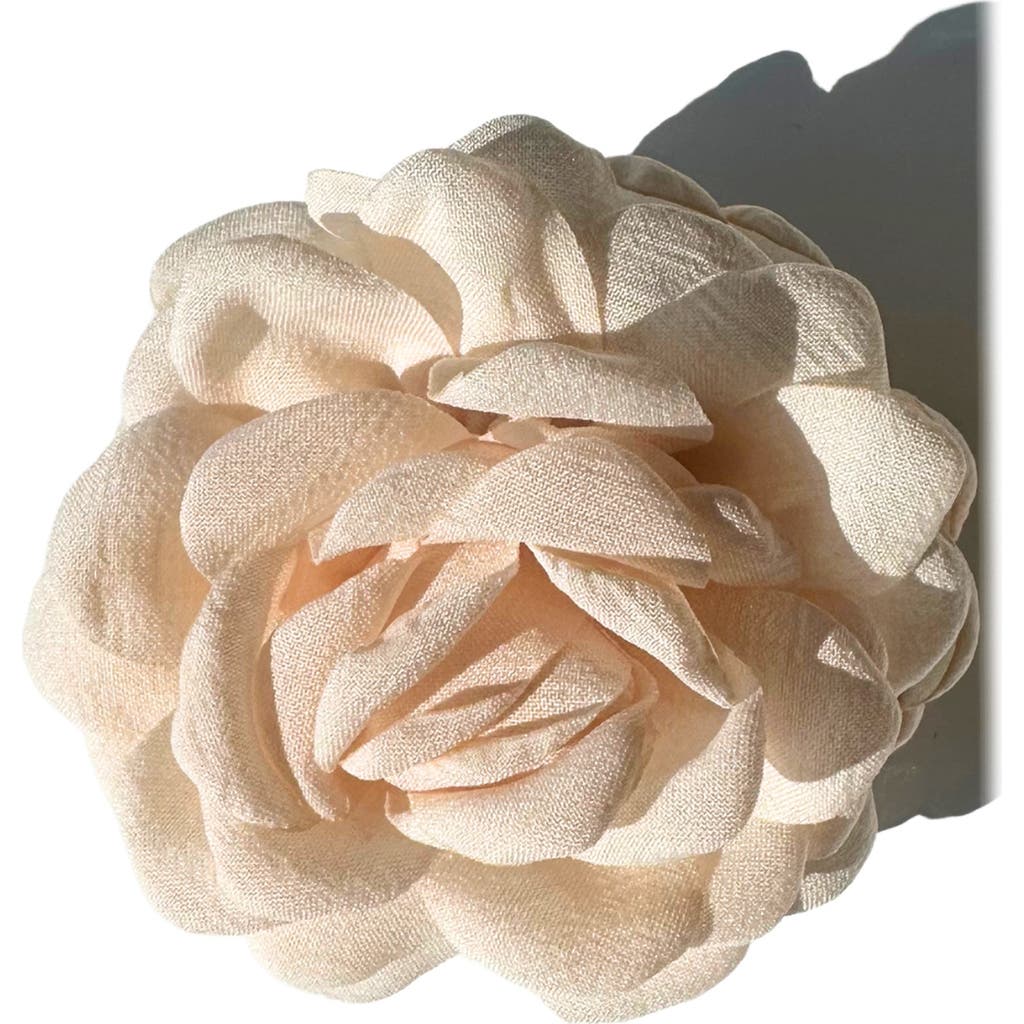 Solar Eclipse Handmade Peony Claw Clip In Pink