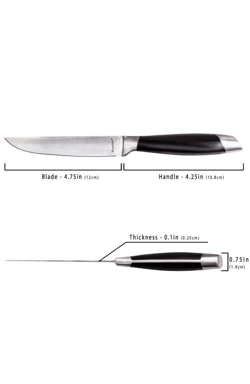 Berghoff Gemini 6-piece Stainless Steel Steak Knife Set In Silver
