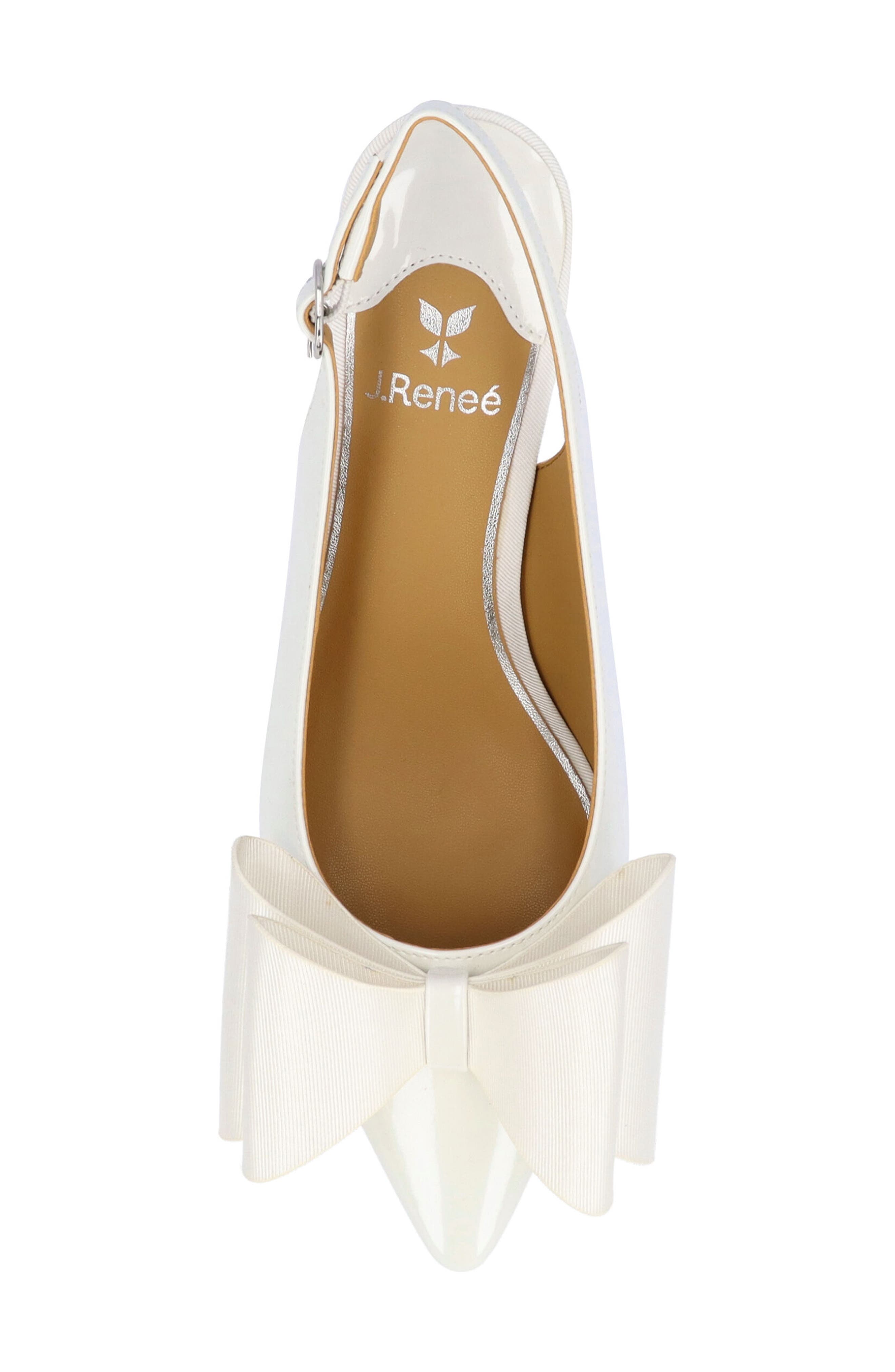 Delmare Slingback Pump, Alternate, color, WHITE PATENT