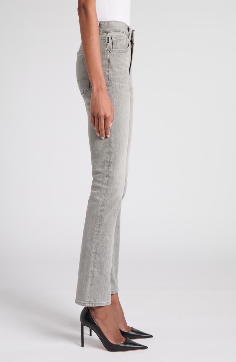 TOM FORD Stonewashed Comfort Denim Slim Fit Jeans, Alternate, color,