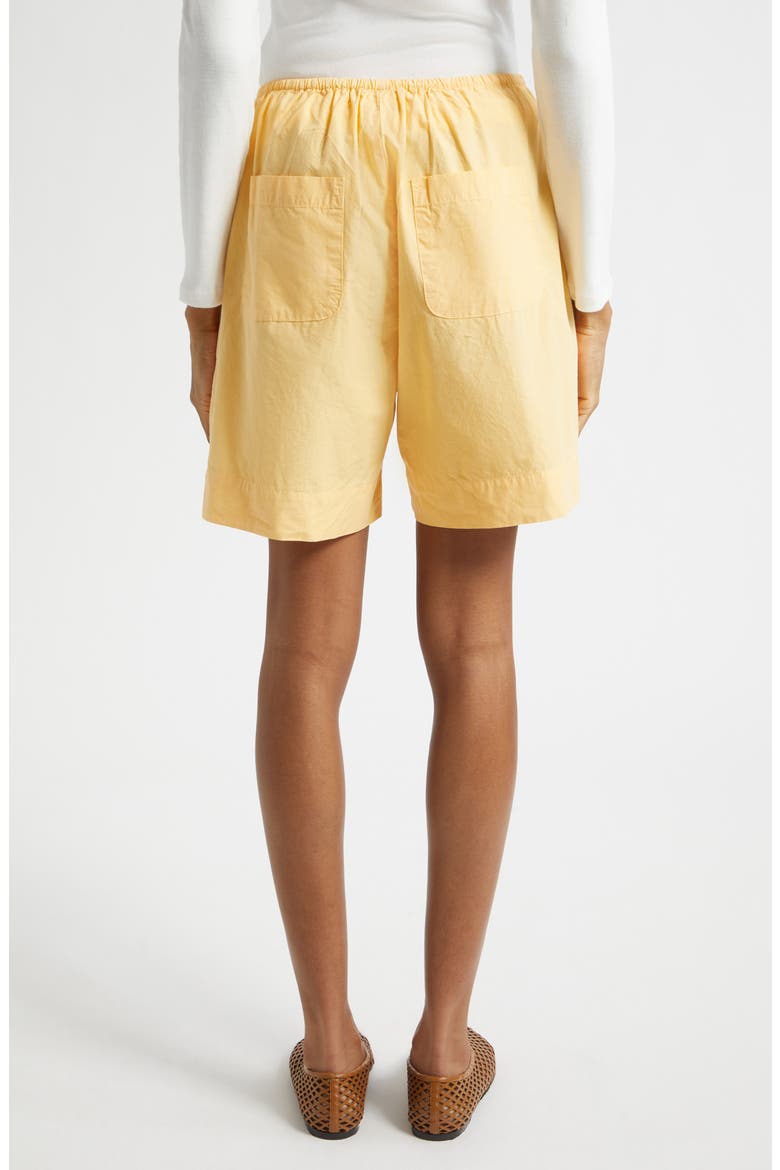 Kyoto Drawstring Waist Cotton Shorts, Alternate, color, ZEST