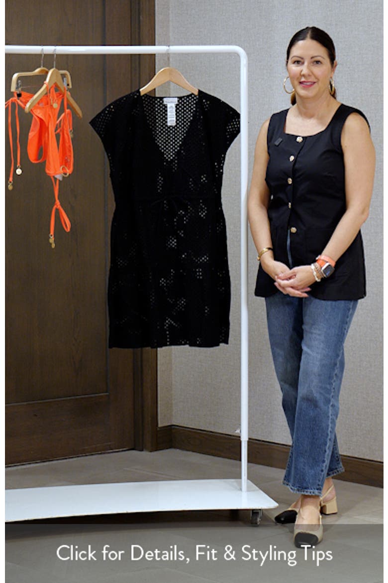 Eyelet Cove Organic Cotton Cover-Up Dress video